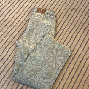 Beautiful free people detailed jeans